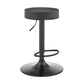 Dax - Backless Adjustable Height Bar Stool - Dark Gray