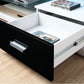 Egaleo - TV Console - Black / White