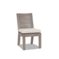 Laguna - Armless Dining Chair, No Welt - Canvas Flax / Gray