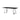 Cressida - Glass And Stainless Steel Rectangular Dining Room Table - Black / Brushed