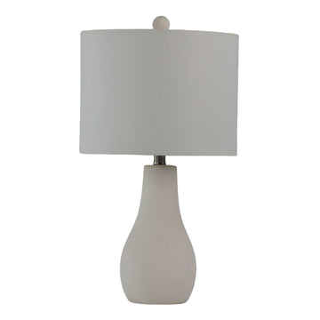 24" Ceramic Table Lamp (Set of 2) - White