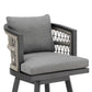 Zella - Outdoor Patio Swivel Bar Stool