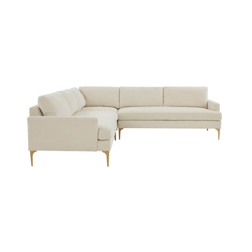 Serena - Velvet L-Sectional