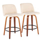 Toriano - Fixed-Height Counter Stool Set