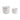 9 / 11" Pretty Bow Planters (Set of 2) - White