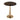 Gold Goathide - Side Table - Black