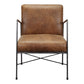 Dagwood - Leather Arm Chair - Brown