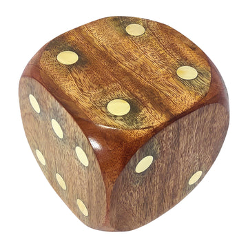 Wood 5X5 Dice - Antique Brown