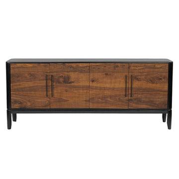 Emmett Carved Wood Sideboard 72" - Brown / Kd