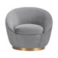 Yves - Velvet Swivel Accent Chair