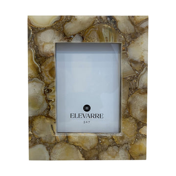 5" X 7" Mankato Agate Photo Frame - Brown