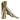 6" x 6" Bent Legs Taper Holder - Gold