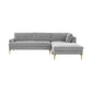 Serena - Velvet Chaise Sectional