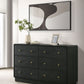 Cavelle - 6-Drawer Dresser Cabinet - Black