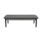 Zella - Rectangular Coffee Table - Charcoal / Light Gray