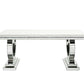 Noralie - Dining Table - Mirrored - Glass - 30"