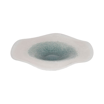 Light Blue Waters Bowl - Blue / White