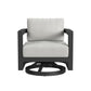 Malibu - Swivel Chair - Black / White