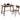 Karri - 2 Piece Home Office Computer Desk And Chair Set - Walnut