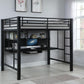 Avalon - Full Workstation Loft Bed - Black