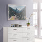 Felicity - 6-Drawer Dresser - White High Gloss