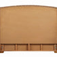 Laughton - Woven Banana Leaf Queen Panel Headboard - Amber