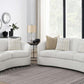 Rainn - Boucle Upholstered Sloped Arm Sofa Set