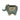 7" Elephant Planter - Green