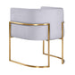 Giselle - Velvet Dining Chair Gold Leg