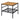 Kande - End Table - Oak & Black