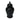 17" Cut-Out Clover Temple Jar - Black