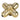 Metal Geometric Orb 8" - Gold