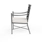 Provence - Dining Chair, With Self Welt - Canvas Flax / Black