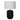 24" Textured Jagged Table Lamp - Black / White