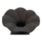 Ruffle - 16" Decorative Vessel - Black