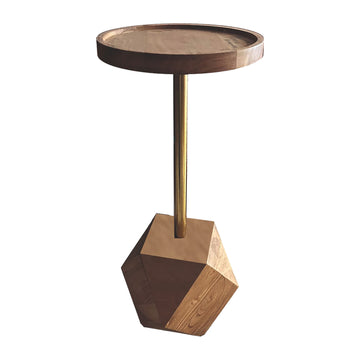 23" Minimalist Accent Table - Brown