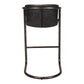 Freeman - Barstool Leather (Set of 2) - Onyx Black