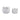9" / 12" Petal Planters (Set of 2) - White