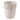 4" Flower Border Pencil Cup - Ivory