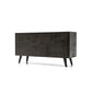 Mohave - Mid-Century Acacia 6 Drawer Dresser - Tundra Gray