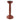 12" x 5" Stacked Pillar & Taper Holder - Walnut