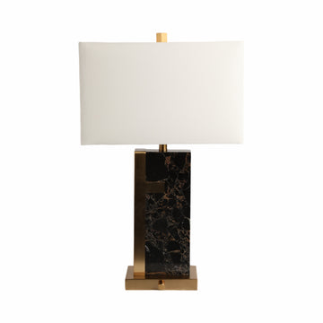 Gallant Marble Table Lamp 26" - Black