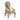 Seville - Arm Chair (Set of 2) - Synthetic Leather & Gold
