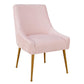 Beatrix - Pleated Velvet Side Chair