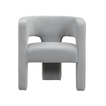 Round Back Chair - Gray