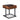 Sara II - Accent Table - Espresso Pu, Walnut & Sandy Black