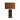 26X16" Rectangle Marble Lamp - Light Brown