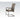 Lazarus - Arm Chair (Set of 2) - Vintage Gray Synthetic Leather & Antique Silver