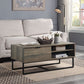 Homare - Accent Table - Rustic Oak & Black Finish