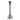 9" Etched Metal Taper Holder - Silver